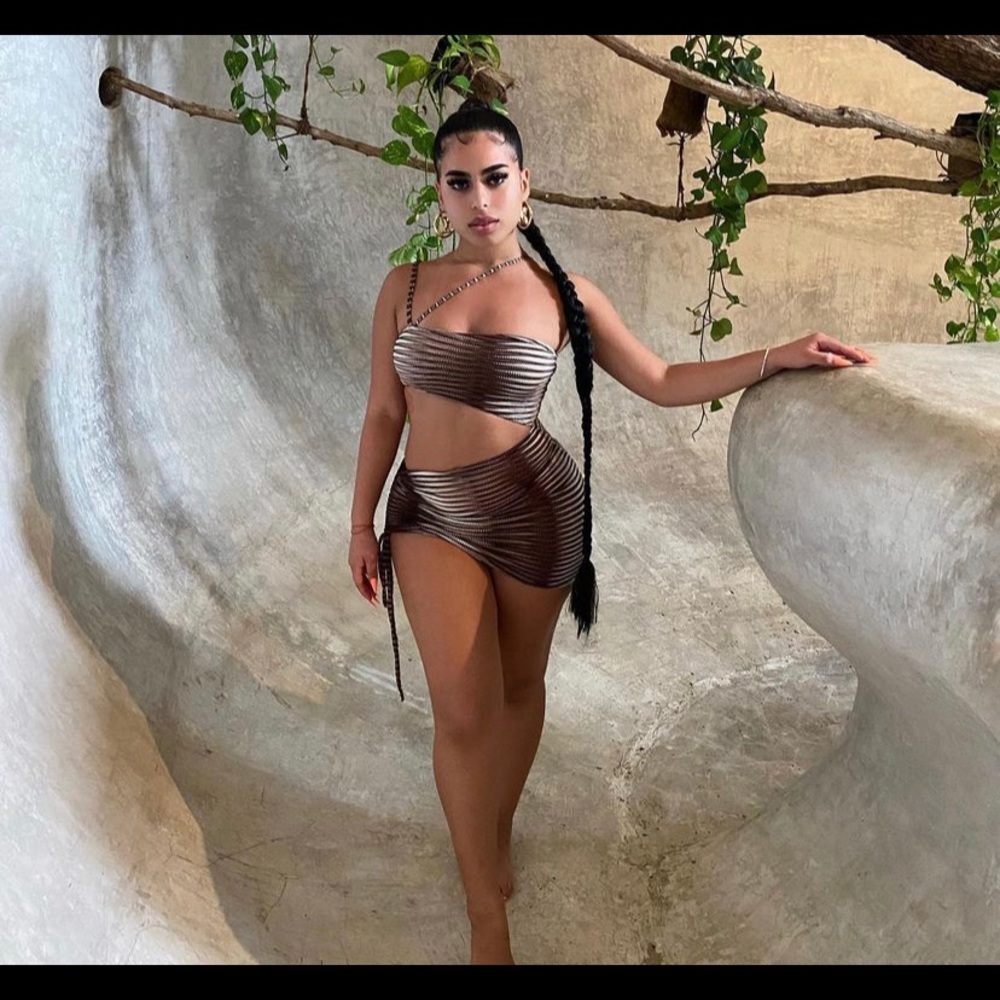 Brown cover up/dress